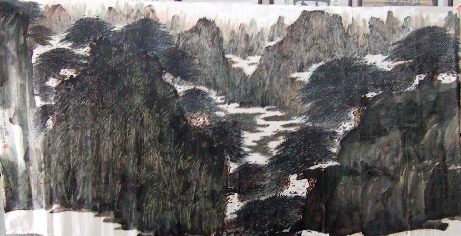 作者：罗国玮&nbsp;山水&nbsp;￥：协商&nbsp;单击鼠标查看大图！