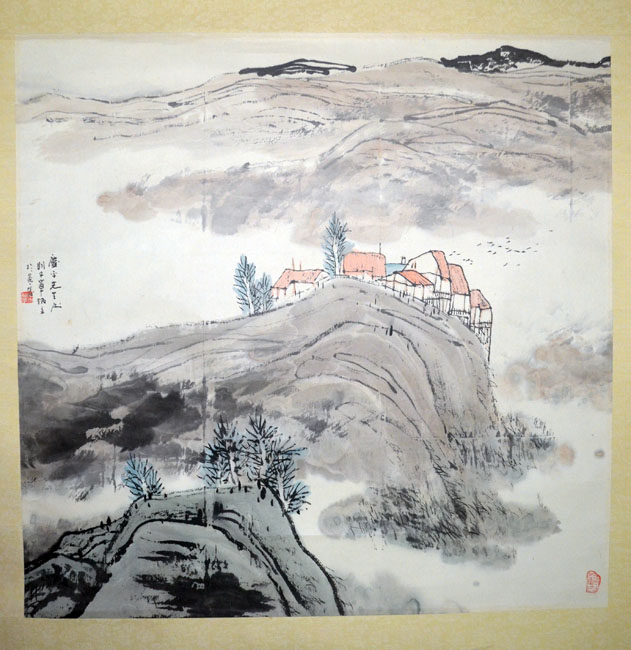 作者：章炳文&nbsp;山水&nbsp;￥：协商&nbsp;单击鼠标查看大图！