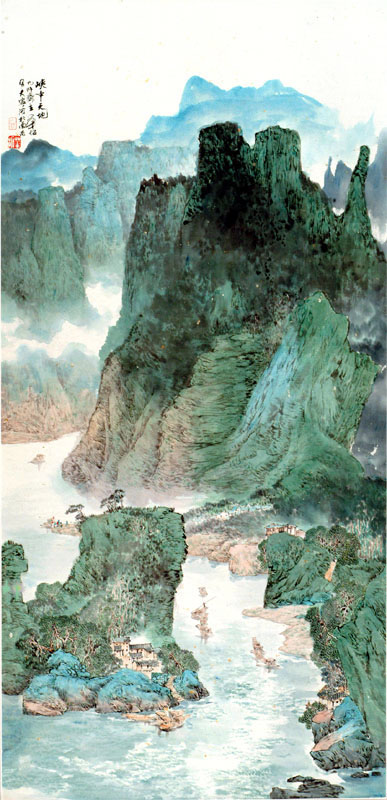 作者：华 拓&nbsp;山水&nbsp;￥：赏真阁藏品&nbsp;单击鼠标查看大图！