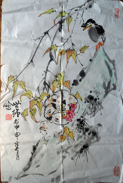 作者：王世纯&nbsp;花鸟&nbsp;￥：协商&nbsp;单击鼠标查看大图！