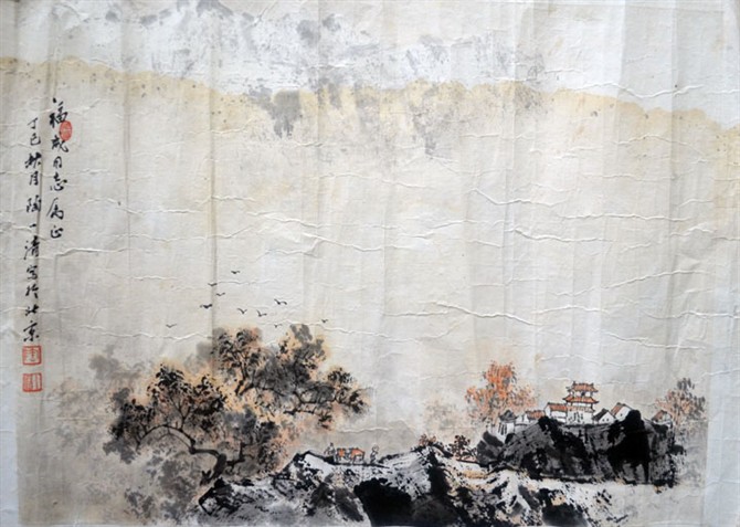 作者：陶一清&nbsp;山水&nbsp;￥：协商&nbsp;单击鼠标查看大图！