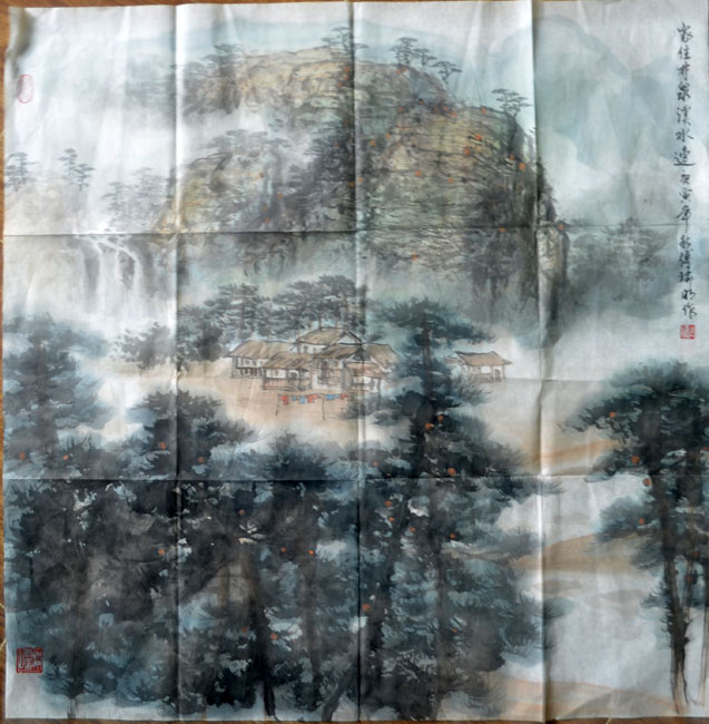 作者：傅瑜明&nbsp;山水&nbsp;￥：协商&nbsp;单击鼠标查看大图！