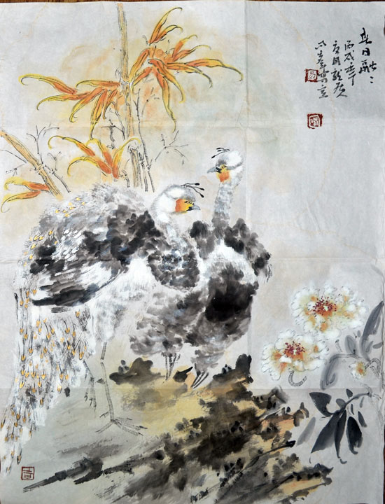 作者：易峰&nbsp;花鸟&nbsp;￥：协商&nbsp;单击鼠标查看大图！