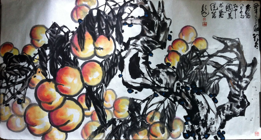 作者：鲁石&nbsp;花鸟&nbsp;￥：协商&nbsp;单击鼠标查看大图！