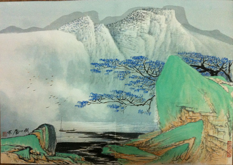 作者：纪小虎&nbsp;山水&nbsp;￥：协商&nbsp;单击鼠标查看大图！