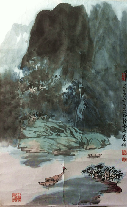 作者：华拓&nbsp;山水&nbsp;￥：协商&nbsp;单击鼠标查看大图！