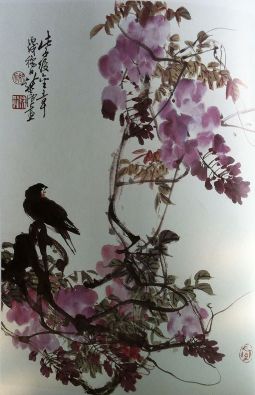 作者：徐纯原&nbsp;花鸟 紫绶金章&nbsp;￥：花鸟&nbsp;单击鼠标查看详细介绍！