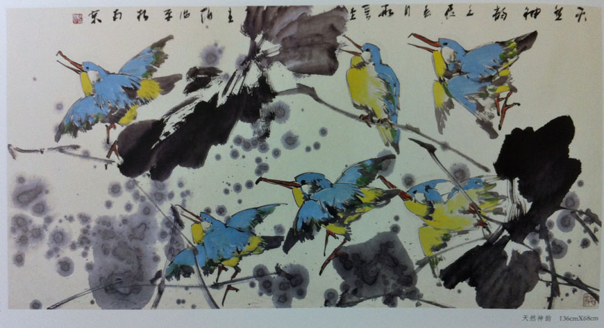 作者：赵治平&nbsp;花鸟&nbsp;￥：协商&nbsp;单击鼠标查看大图！
