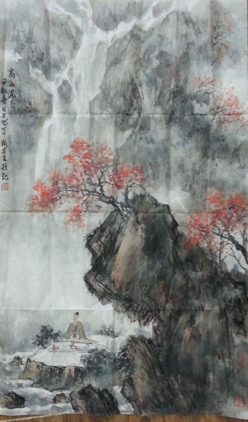 作者：周杏生&nbsp;山水&nbsp;￥：协商&nbsp;单击鼠标查看大图！