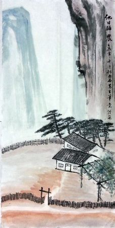 作者：潘志刚（站长）&nbsp;山水&nbsp;￥：日课&nbsp;单击鼠标查看详细介绍！