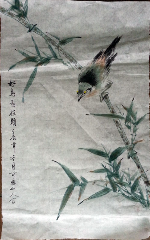 作者：潘志刚（站长）&nbsp;花鸟&nbsp;￥：日课&nbsp;单击鼠标查看大图！