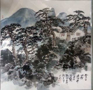 作者：徐建明&nbsp;云台山居图&nbsp;￥：协商&nbsp;单击鼠标查看详细介绍！