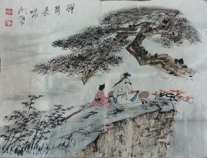 作者：谢伯子&nbsp;山水&nbsp;￥：协商&nbsp;单击鼠标查看大图！