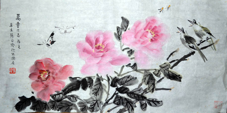 作者：张正吟&nbsp;花鸟&nbsp;￥：协商&nbsp;单击鼠标查看大图！