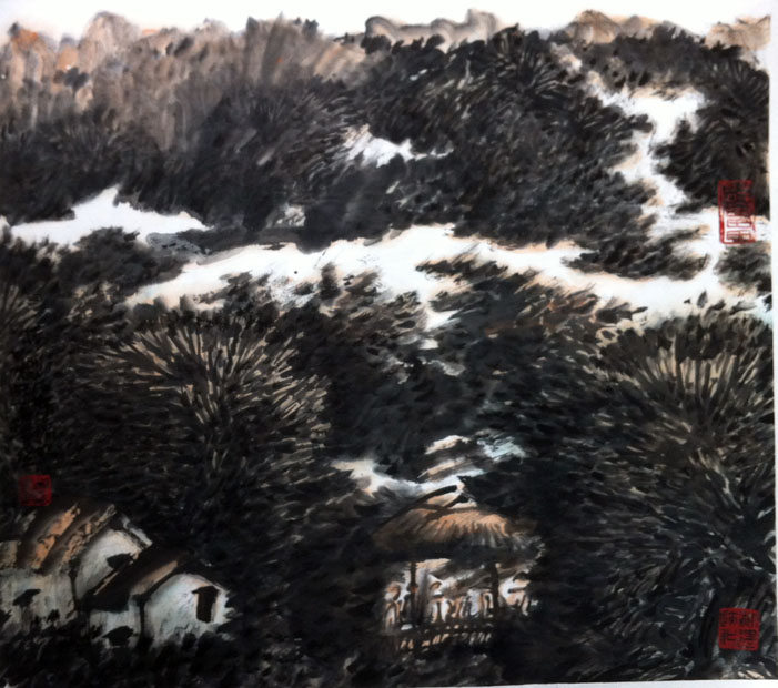 作者：罗国玮&nbsp;山水&nbsp;￥：协商&nbsp;单击鼠标查看大图！