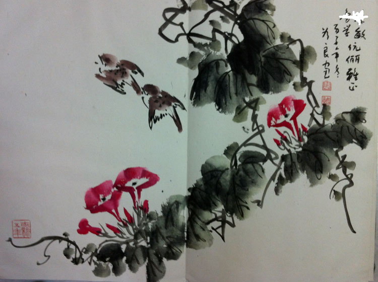 作者：裴如良&nbsp;花鸟&nbsp;￥：协商&nbsp;单击鼠标查看大图！