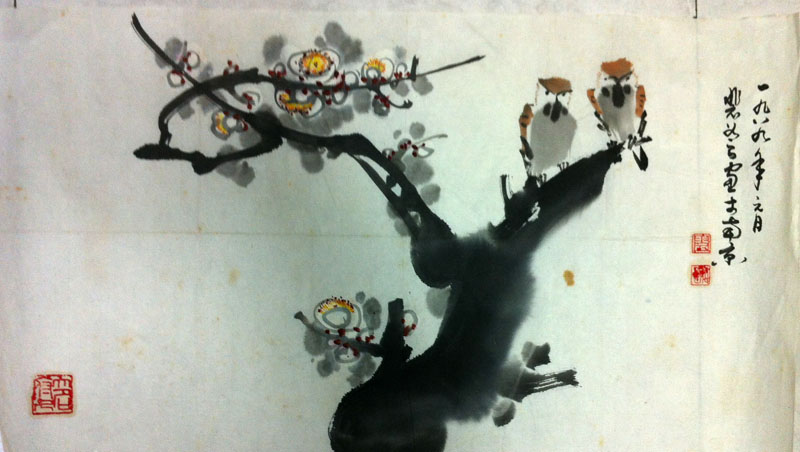 作者：裴如良&nbsp;花鸟&nbsp;￥：协商&nbsp;单击鼠标查看大图！