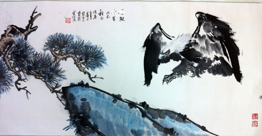 作者：裴如良&nbsp;花鸟&nbsp;￥：协商&nbsp;单击鼠标查看大图！