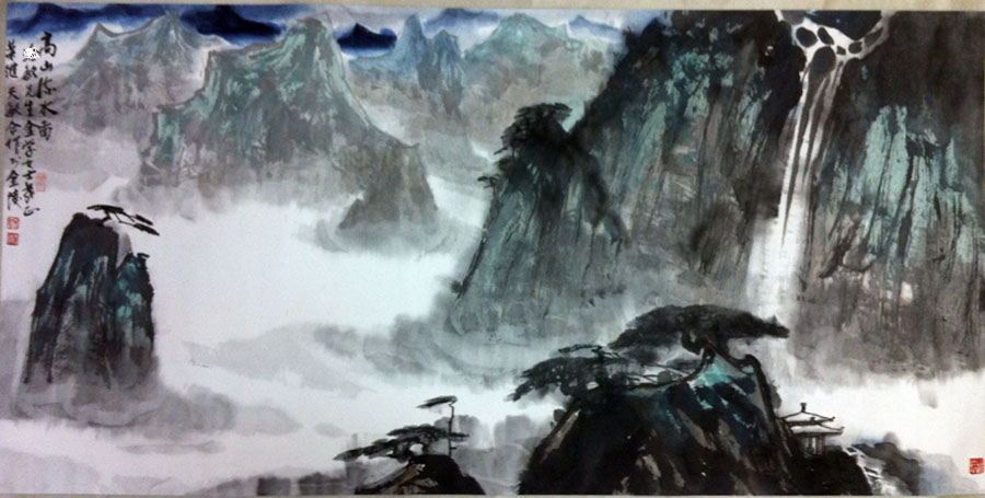 作者：叶维&nbsp;山水 &nbsp;￥：协商&nbsp;单击鼠标查看大图！