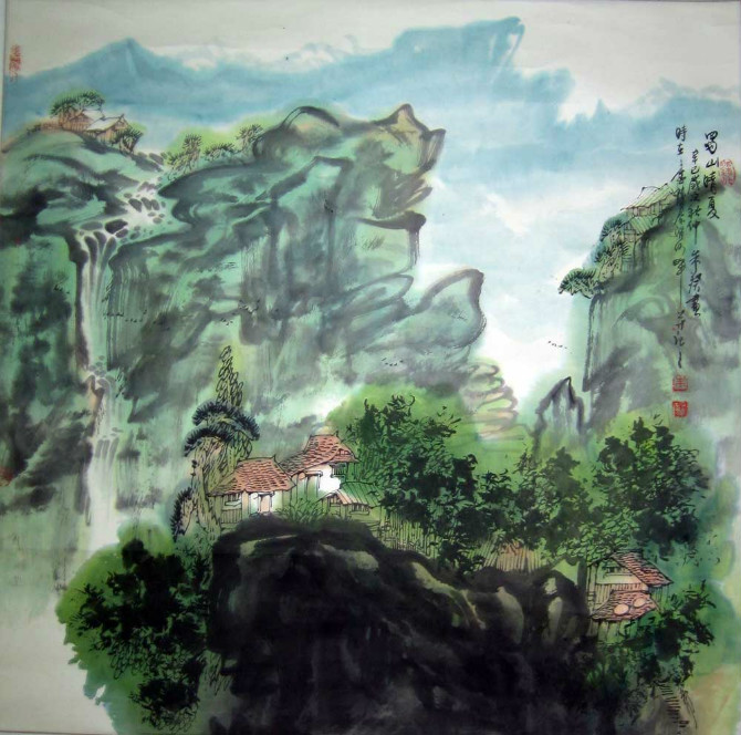 作者：朱葵&nbsp;山水&nbsp;￥：协商&nbsp;单击鼠标查看大图！