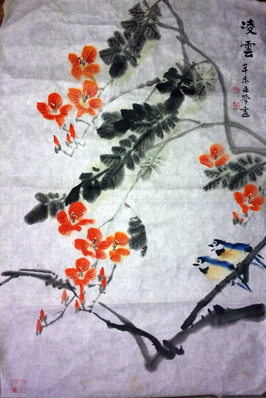 作者：张正吟&nbsp;花鸟&nbsp;￥：协商&nbsp;单击鼠标查看大图！