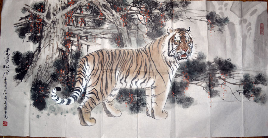 作者：施永成&nbsp;花鸟&nbsp;￥：协商&nbsp;单击鼠标查看大图！