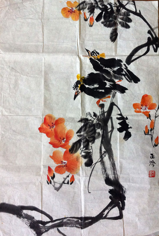 作者：张正吟&nbsp;花鸟&nbsp;￥：协商&nbsp;单击鼠标查看大图！