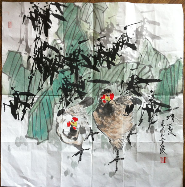 作者：魏万清&nbsp;花鸟&nbsp;￥：协商&nbsp;单击鼠标查看大图！