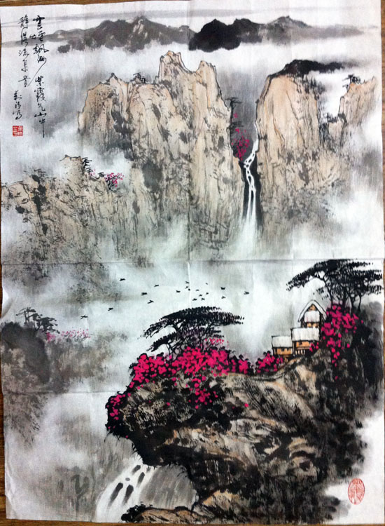 作者：魏万清&nbsp;山水&nbsp;￥：协商&nbsp;单击鼠标查看大图！