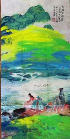 作者：华拓&nbsp;山水《三江源之春》 &nbsp;￥：协商&nbsp;单击鼠标查看详细介绍！