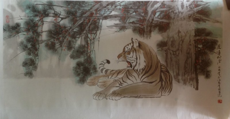 作者：施永成&nbsp;花鸟&nbsp;￥：协商&nbsp;单击鼠标查看大图！