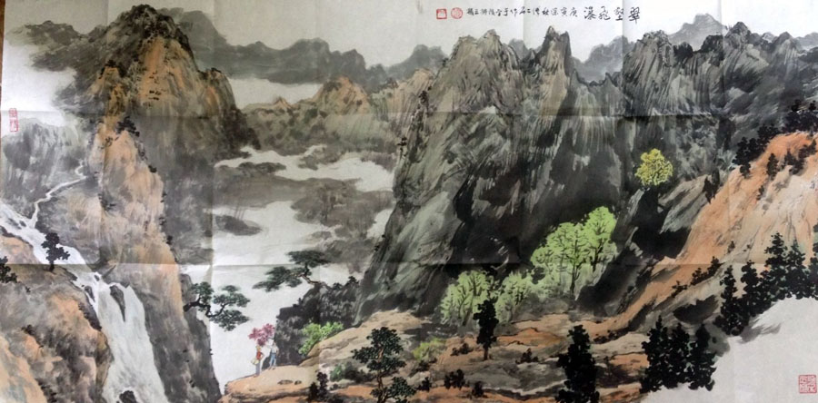 作者：傅二石&nbsp;山水&nbsp;￥：協商&nbsp;单击鼠标查看大图！