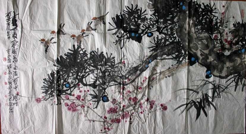 作者：喻继高&nbsp;花鸟&nbsp;￥：协商&nbsp;单击鼠标查看大图！