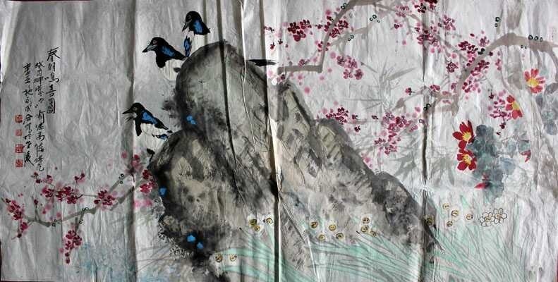 作者：喻继高&nbsp;花鸟&nbsp;￥：协商&nbsp;单击鼠标查看大图！