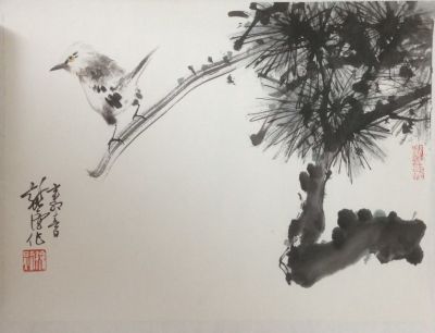 作者：徐纯原&nbsp;松雀图&nbsp;￥：协商&nbsp;单击鼠标查看详细介绍！