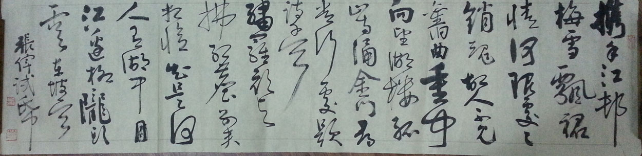 作者：张伟&nbsp;书法&nbsp;￥：协商&nbsp;单击鼠标查看大图！