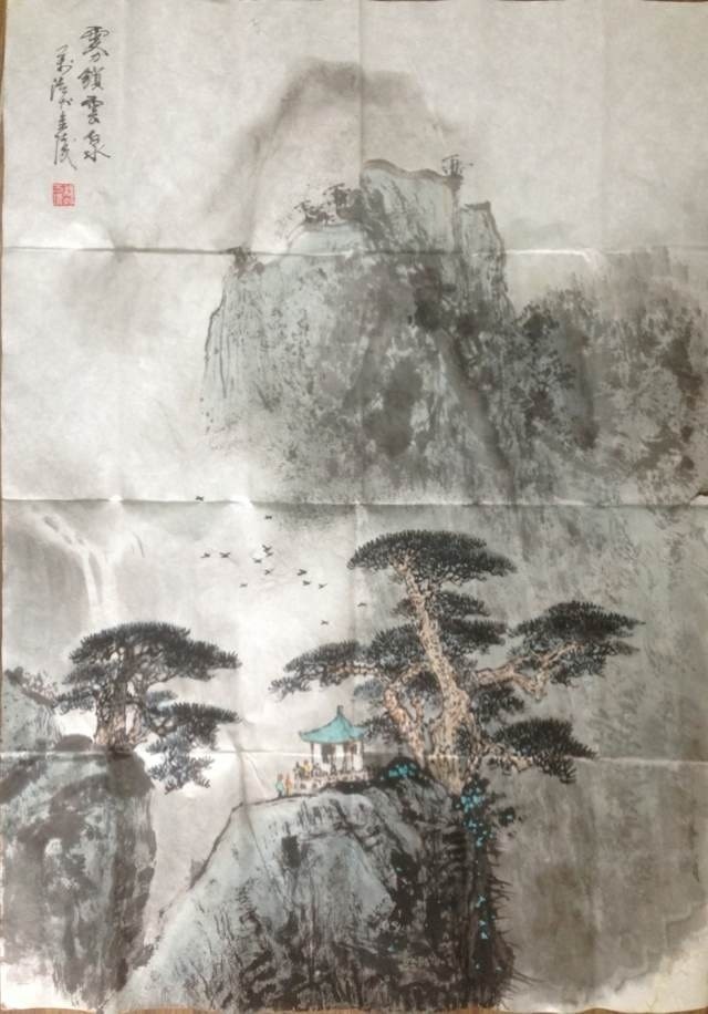 作者：魏万清&nbsp;山水&nbsp;￥：协商&nbsp;单击鼠标查看大图！