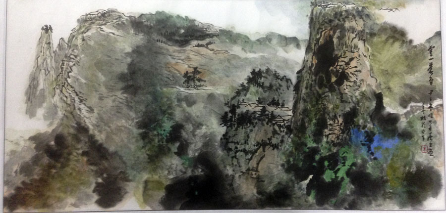 作者：朱墨林&nbsp;山水&nbsp;￥：协商&nbsp;单击鼠标查看大图！