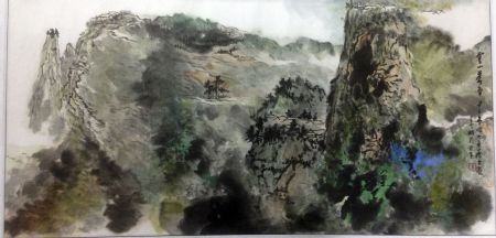 作者：朱墨林&nbsp;山水&nbsp;￥：协商&nbsp;单击鼠标查看详细介绍！