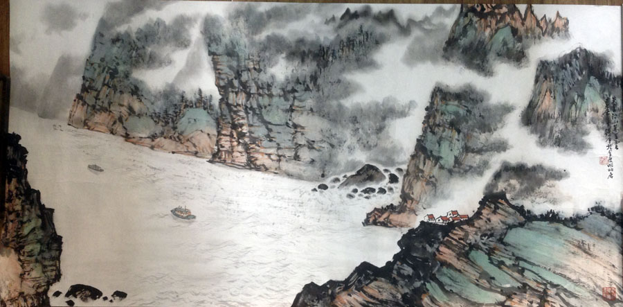 作者：张尔宾&nbsp;山水&nbsp;￥：协商&nbsp;单击鼠标查看大图！