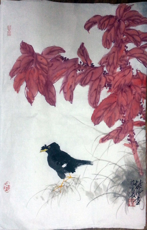 作者：徐纯原&nbsp;花鸟&nbsp;￥：协商&nbsp;单击鼠标查看大图！