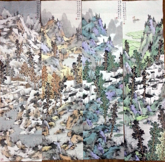 作者：倪建鸣&nbsp;山水&nbsp;￥：协商&nbsp;单击鼠标查看大图！