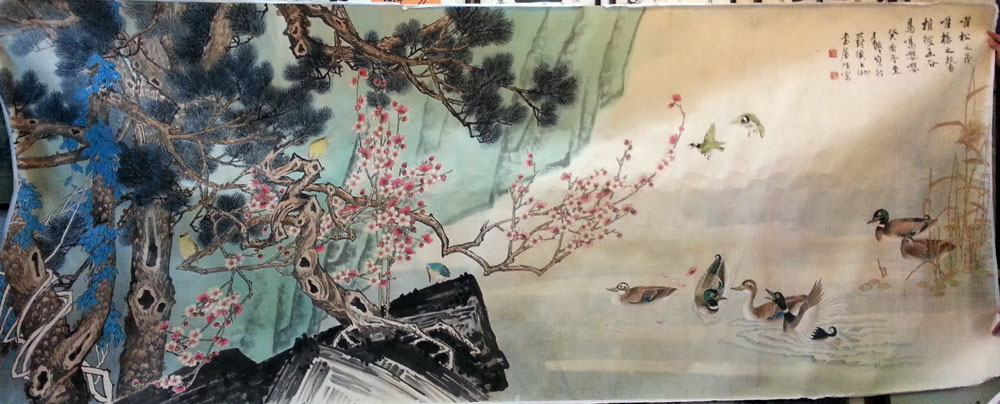 作者：张继馨&nbsp;花鸟&nbsp;￥：协商&nbsp;单击鼠标查看大图！