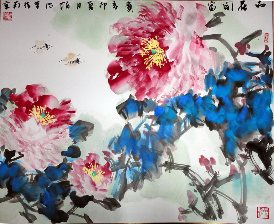 作者：赵治平&nbsp;花开富贵&nbsp;￥：协商&nbsp;单击鼠标查看大图！