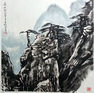 作者：朱松发&nbsp;山水《亭小得山多》 &nbsp;￥：协商&nbsp;单击鼠标查看详细介绍！