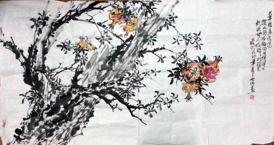 作者：王世纯&nbsp;花鸟&nbsp;￥：协商&nbsp;单击鼠标查看大图！