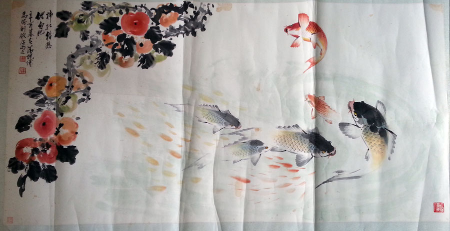 作者：潘觐贵&nbsp;花鸟&nbsp;￥：协商&nbsp;单击鼠标查看大图！