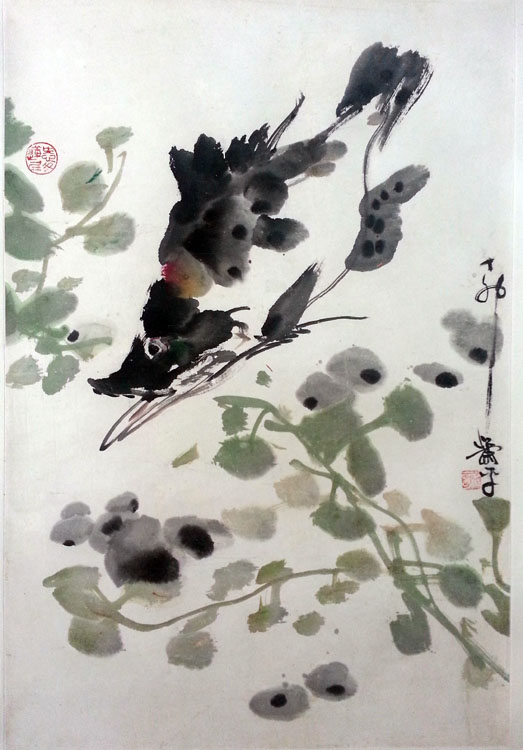 作者：萧平&nbsp;花鸟&nbsp;￥：协商&nbsp;单击鼠标查看大图！