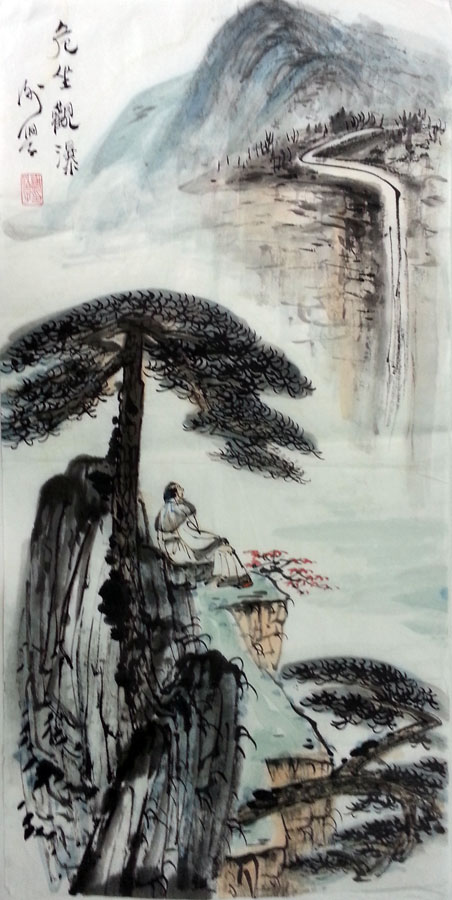 作者：谢伯子&nbsp;山水&nbsp;￥：协商&nbsp;单击鼠标查看大图！