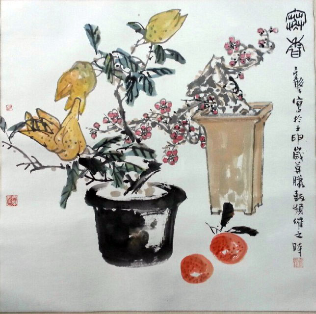 作者：张继馨&nbsp;花鸟&nbsp;￥：协商&nbsp;单击鼠标查看大图！